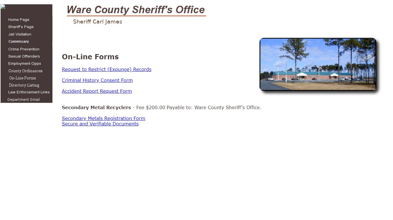 Ware County, Ga. Sheriff's Office